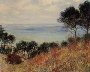 The painting Claude Monet The Coast of Varengeville