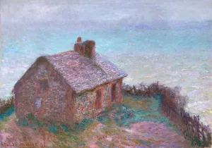 The painting Claude Monet The Customs House at Varengeville