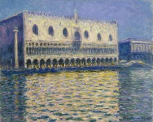 The Doges Palace by Claude Monet - Hand-Painted Oil Painting Reproduction