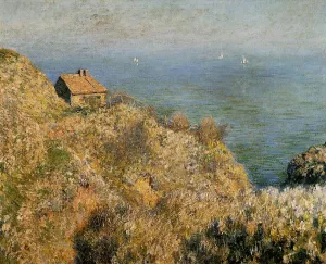 The painting Claude Monet The Fisherman's House at Varengeville
