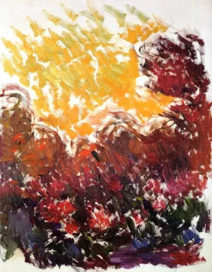 The painting The Garden at Giverny