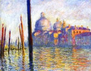 The painting Claude Monet The Grand Canal