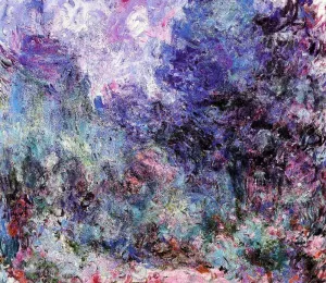 The painting Claude Monet The House Seen from the Rose Garden 2