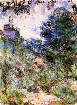 The painting The House Seen from the Rose Garden
