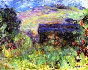The House Seen through the Roses by Claude Monet - Hand-Painted Oil Painting Reproduction
