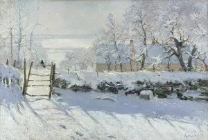 The painting The Magpie