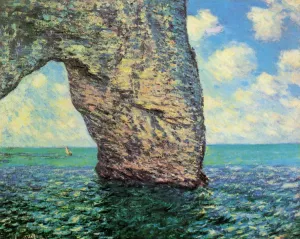 The painting The Manneport at High Tide