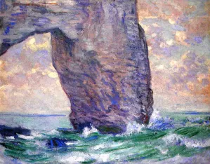 The painting The Manneport, Seen from Below