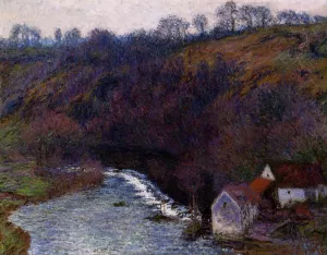 The painting Claude Monet The Mill at Vervy