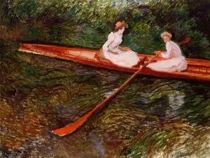 The painting The Pink Skiff