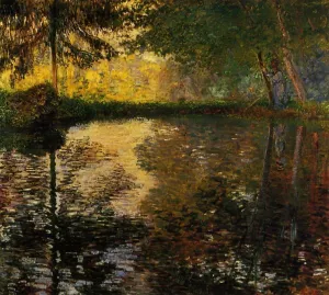The painting The Pond at Montgeron