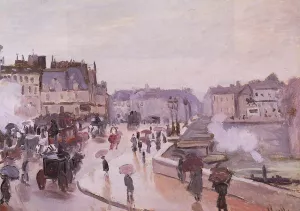 The painting Claude Monet The Pont Neuf