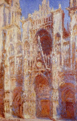 The painting Claude Monet The Portal in the Sun