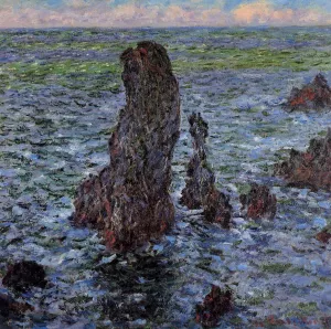 The painting The 'Pyramids' at Port-Coton