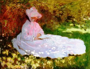 The Reader by Claude Monet - Hand-Painted Oil Painting Reproduction