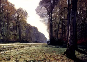 The Road To Chailly by Claude Monet - Hand-Painted Oil Painting Reproduction