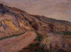 The Road to Giverny by Claude Monet - Hand-Painted Oil Painting Reproduction