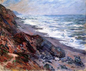 The Sea at Pourville by Claude Monet - Hand-Painted Oil Painting Reproduction