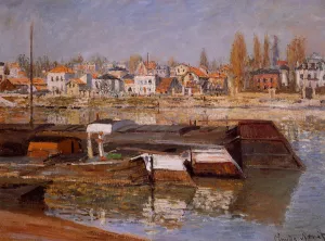 The Seine at Asnieres by Claude Monet - Hand-Painted Oil Painting Reproduction