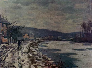 The painting The Seine at Bougival