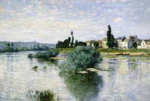 The Seine at Lavacourt by Claude Monet - Hand-Painted Oil Painting Reproduction