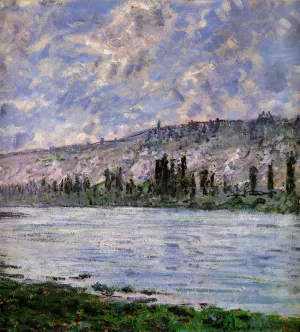 The painting The Seine at Vetheuil Detail