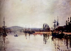 The painting The Seine Below Rouen