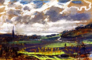 The painting Claude Monet The Seine Estuary