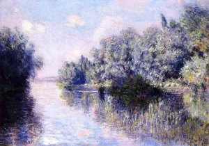The Seine near Giverny II by Claude Monet - Hand-Painted Oil Painting Reproduction