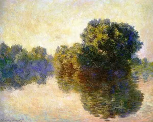 The painting Claude Monet The Seine near Giverny