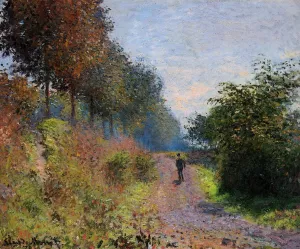 The painting The Sheltered Path