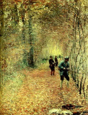 The Shoot by Claude Monet - Hand-Painted Oil Painting Reproduction
