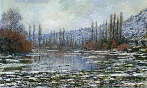 The painting The Thaw at Vetheuil