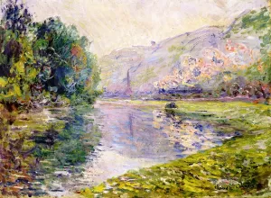 The painting Claude Monet The Train at Jeufosse