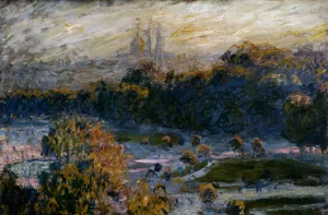 The painting Claude Monet The Tuileries