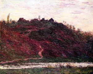 The painting The Village of La Coche-Blond, Evening