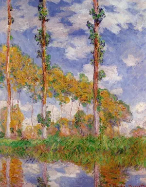 The painting Three Trees in Summer
