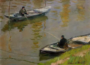 The painting Two Anglers