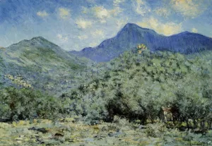 The painting Claude Monet Valle Bouna Near Bordighera