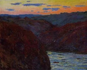 Valley of the Creuse, Sunset by Claude Monet - Hand-Painted Oil Painting Reproduction
