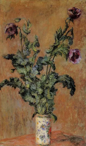 The painting Vase of Poppies