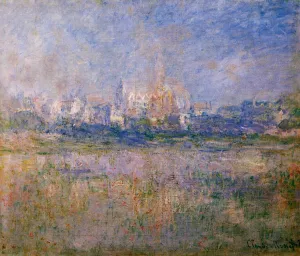 The painting Vetheuil in the Fog