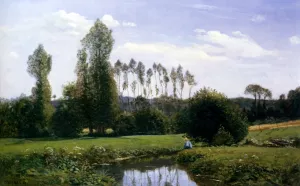 The painting View at Rouelles, Le Havre