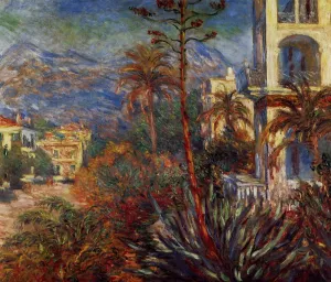 Villas at Bordighera by Claude Monet - Hand-Painted Oil Painting Reproduction