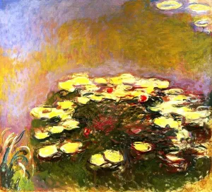 Water-Lilies 15 by Claude Monet - Hand-Painted Oil Painting Reproduction