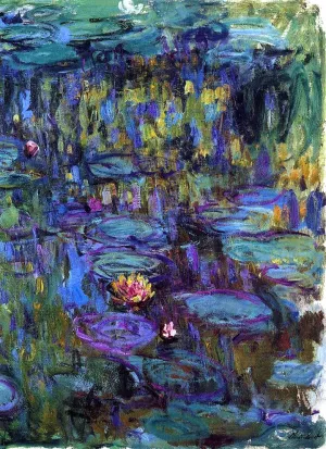Water-Lilies 20 by Claude Monet - Hand-Painted Oil Painting Reproduction