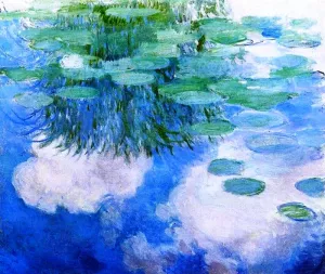 The painting Claude Monet Water-Lilies 23