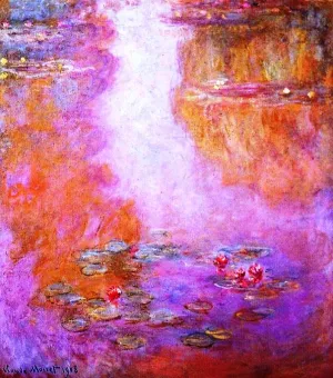The painting Claude Monet Water-Lilies 27