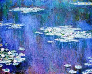 The painting Claude Monet Water-Lilies 49