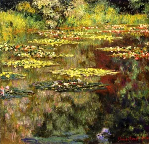 The painting Claude Monet Water-Lilies 55